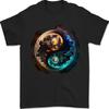26 Yin Yang Planets Space Universe Astronomy Mens T-Shirt 100% Cotton Unisex T-Shirt