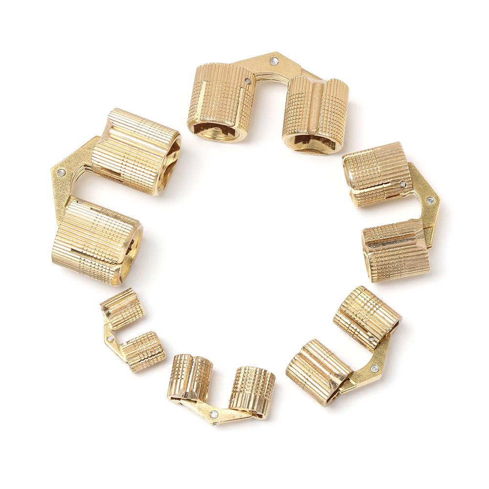 1pc Hardware Invisible Door Cylindrical Furniture Hinges Brass Hinges Hidden