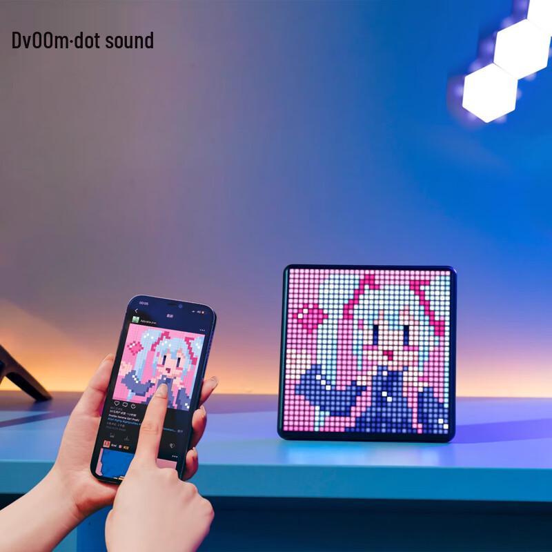 Пиксельный дисплей Divoom Pixoo Max с часами и подсветкой окружающей среды