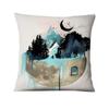 Forest Deer Decorative Pillowcase Living Room Office Home Pillowcase Car Ornaments