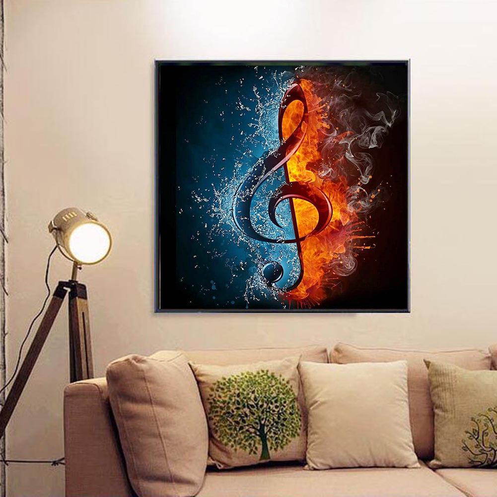 5D DIY Diamond Painting Music Landscape Full Square/ Round Diamond Embroidery Cross Stitch