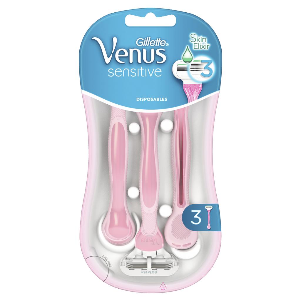 Gillette Venus Sensitive Disposable Razors 3 Pack