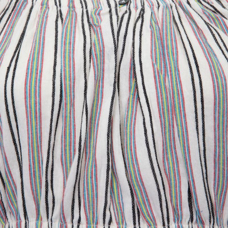 Женская полосатая хлопковая блузка Juliette с открытыми плечами от ANTIK BATIK