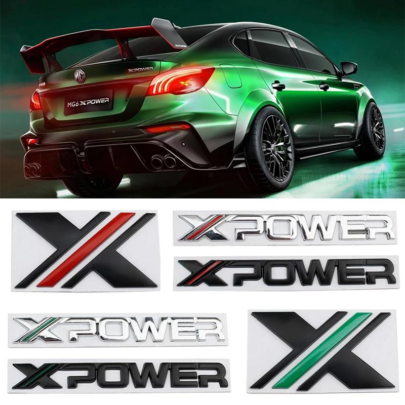 Металлическая наклейка с эмблемой автомобиля Аксессуары для логотипа X POWER GT HS MG3 MG5 MG6 MG7 ZS ZX ZR TF EZS RX5 RX8 Значок Morris 3 Стайлинг