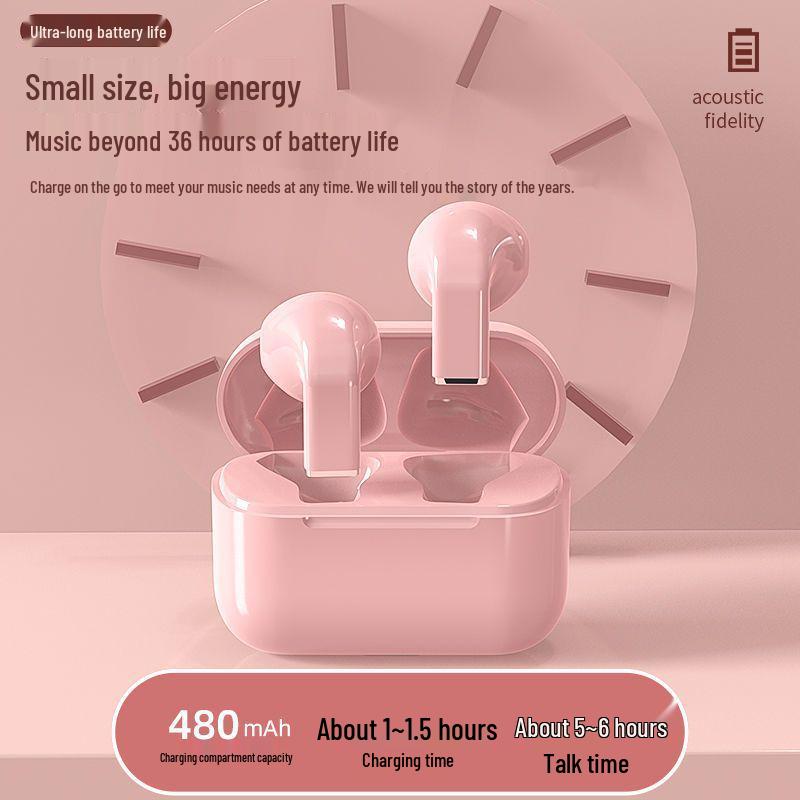 Мини-наушники Bluetooth с шумоподавлением для девочек - Беспроводные, Хит продаж, Версия Pro5s
