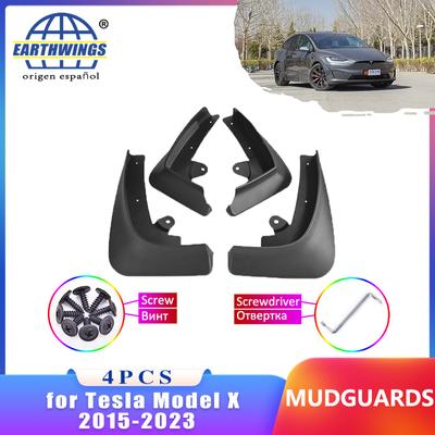 Брызговик для Tesla Model X 2015 ~ 2023 2015 2016 2017 2018 брызговик переднее заднее крыло расклешенный автомобильный Стайлинг