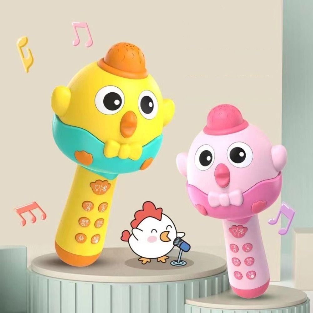 Handheld Wireless Microphone Toy ABS Children Karaoke Microphone  Kids Gift