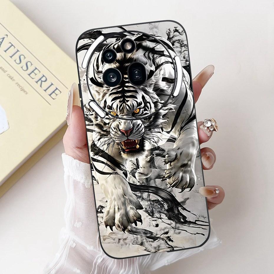 Красивый Цветочный Чехол Для Nothing Phone (3a) Черный силиконовый мягкий чехол-бампер для Nothing Phone 3a / 3a Pro