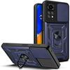 Protective Case - E.F.CONNECTION - Redmi Note 11 Pro - Shockproof - Camera Cover - Navy Blue