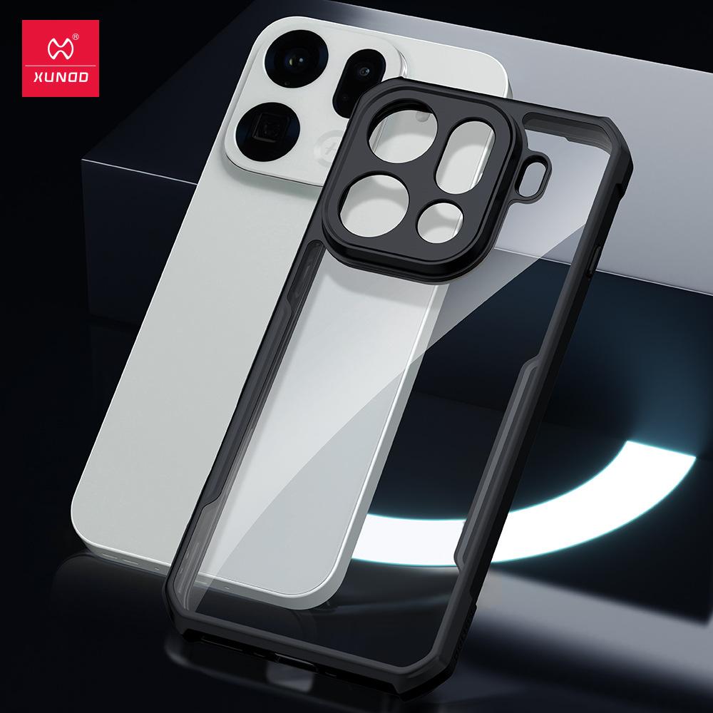 XUNDD Чехол для Oppo Find X9 Pro OPPO Find X9 Чехол Ударопрочный бампер Защитные чехлы Прозрачная задняя крышка