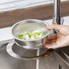 Stainless Steel Sink Drain Basket Drain Water Basket Drain Strainer Basket Storage Drying Rack