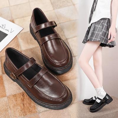 Туфли в стиле Лолиты, женские японские туфли Мэри Джейн, женские винтажные туфли для девочек, студенческая униформа Jk, туфли на высоком каблуке на платформе, косплей