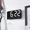 Large Screen Dual-Use Wall Clock with Temperature and Alarm Functions for Living Room (Model 6638)