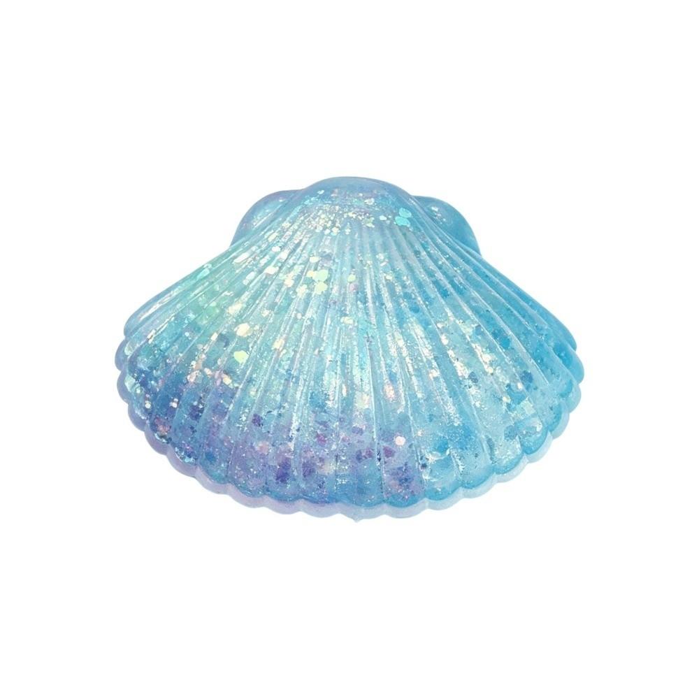 Creative Squeeze Toy Maltose Texture Glitter Shell Squishy Toy Shell Pinching Fun Toy Office Use