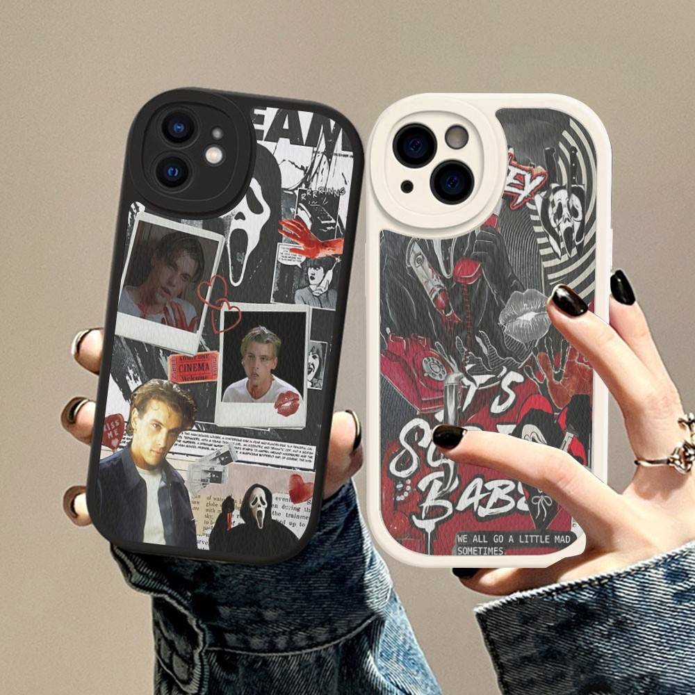 Чехол-ужастик S-scream Dead Phone Case для IPhone 11 12 13 14 15 16 Pro Max Plus Кожаная обложка