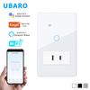 Умный WiFi-переключатель Graffiti Тип 118 с розеткой американского стандарта, совместимый с Alexa