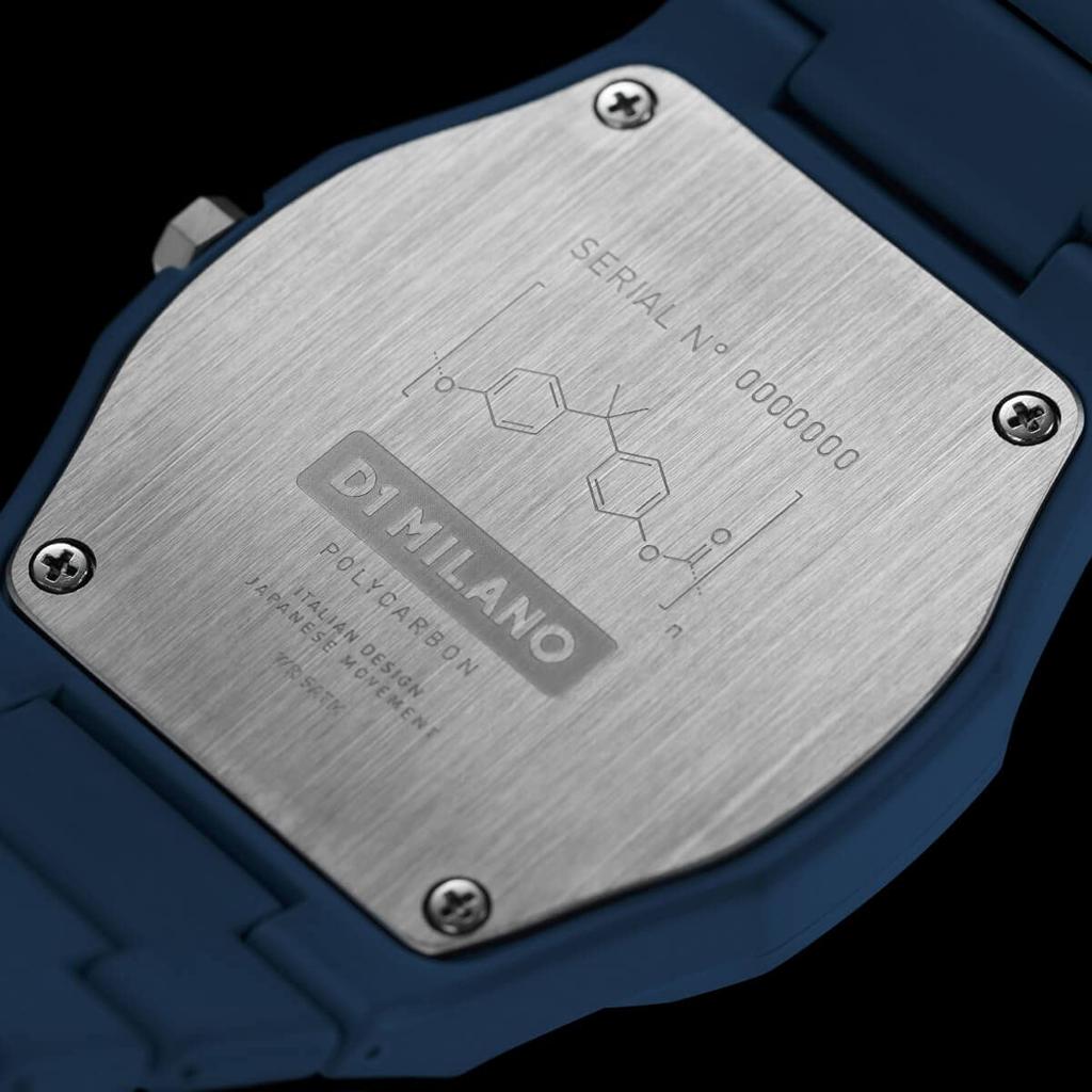 D1 MILANO Часы D1 Milano PCBJ21 темно-синий поликарбонат [Авторизованный дилер] Мужские [Поликарбонат]