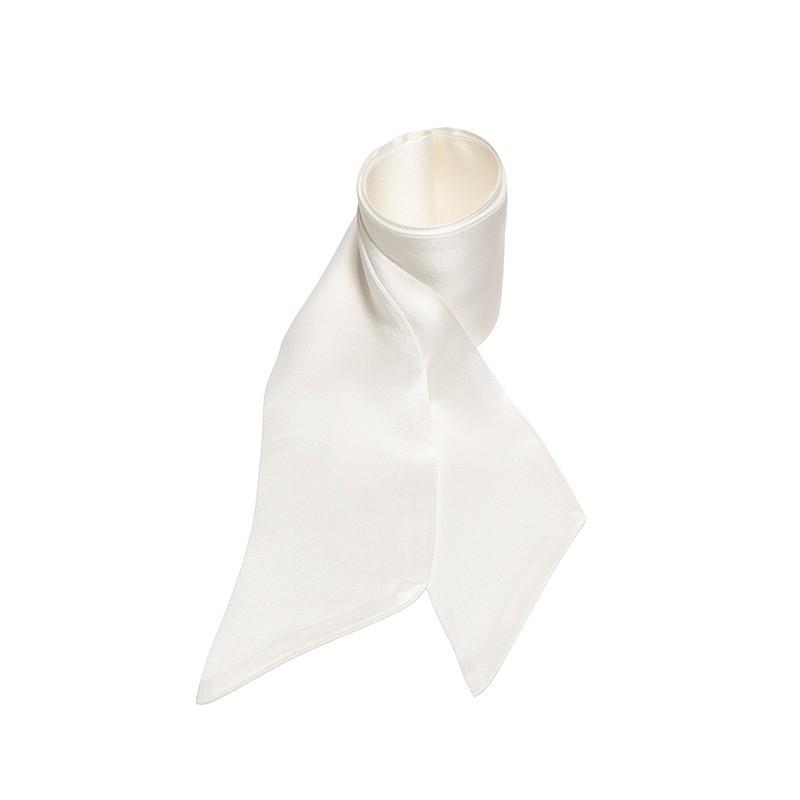 100% Pure Silk Long Scarf 7x135cm Lightweight Elegant Wrap Women Fashion Accessory