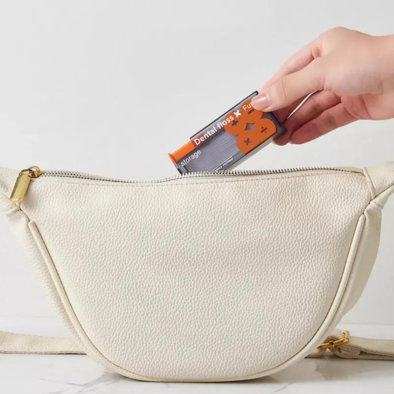 Автоматическая коробка для зубной нити Портативная автоматическая отскакивающая Высококлассная палочка для зубной нити Интеллектуальная коробка для хранения для чистки YLE451