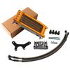 Oil Cooler Motorcycle Oil Radiator Kit Engine Cooling Universal For 50 110 125 140cc Motocross Dirt Pit Bike ATV Enduro Parts