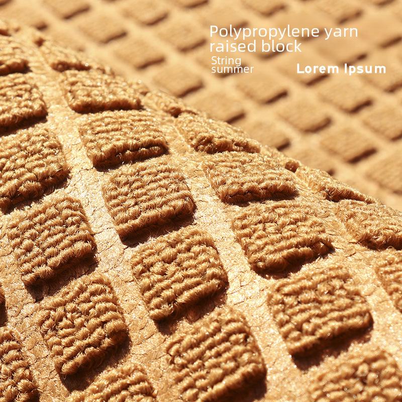 Полосатый полипропиленовый резиновый коврик для входа в дом - противоскользящий входной коврик для дома