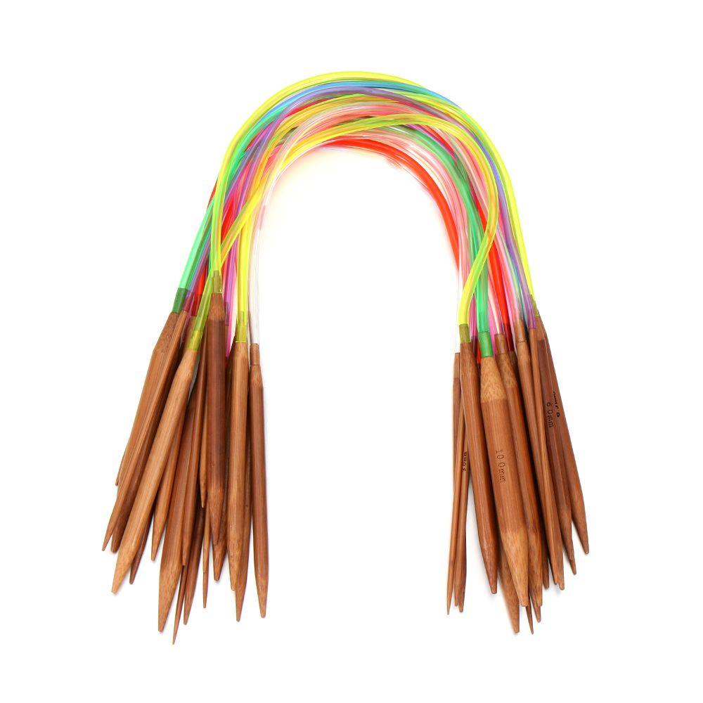 Гладкие цветные трубчатые швейные принадлежности булавка для вязания спицы круговые спицы