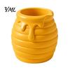 Creative Gift for Women 3D Printed Honey Jar Pen Holder, Desk Organizer Office Dressing Table Stationery, Makeup Brush Toothbrush Cute Storage