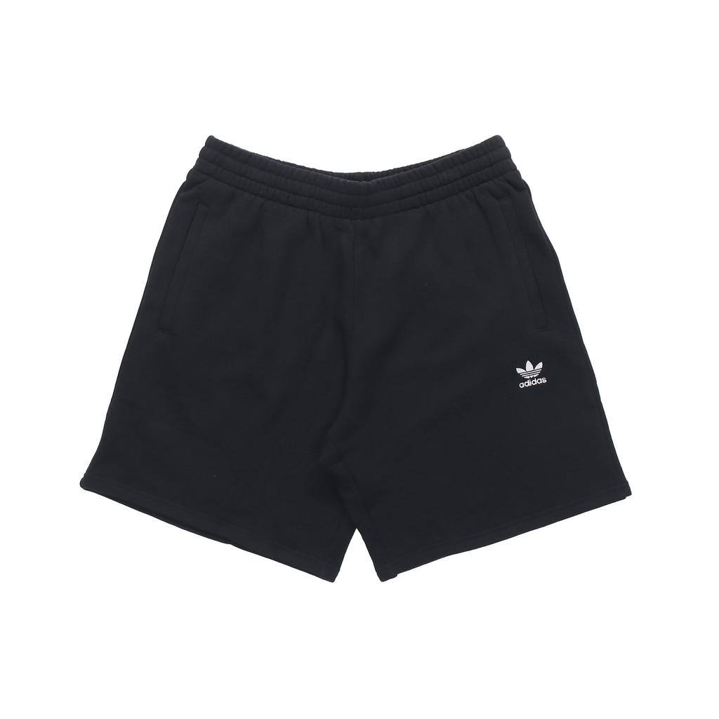 Adidas Originals Essential Logo Embroidered Breathable Sports Shorts Men Bottoms Black FR7977