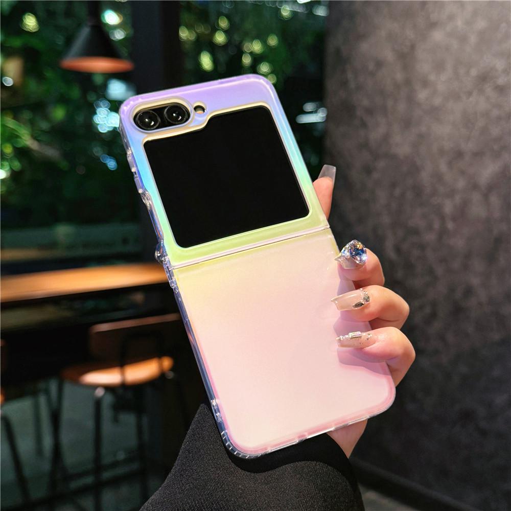 Магнитный чехол с цветным покрытием для Samsung Z Flip 5/6/7 - Чехол для складного экрана