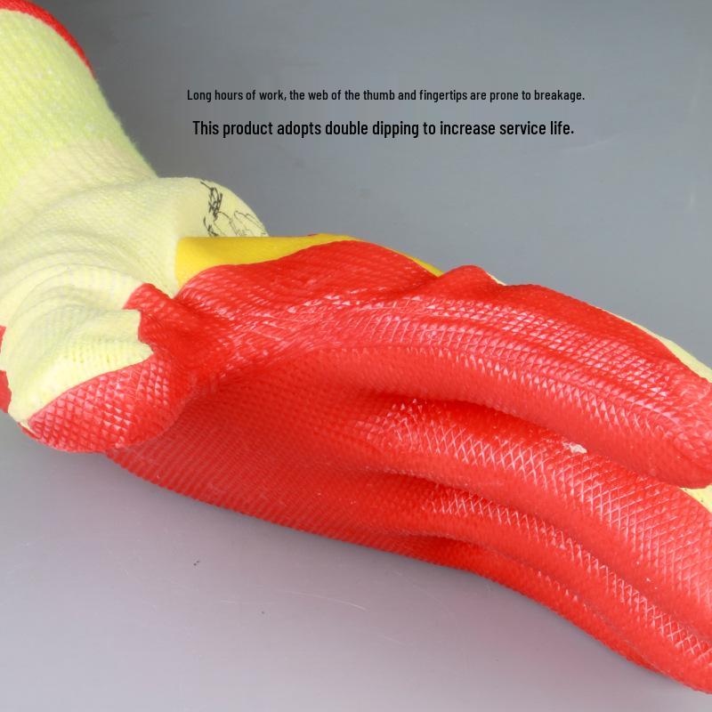 Оригинальные рабочие перчатки Altair: Vega Износостойкая, Противоскользящая, Прорезиненная Спилковая Кожа, Хлопковая Нить, С Покрытием для Рабочих Площадок.