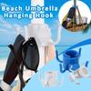 Крючок для зонта от солнца, устойчивый, портативный, износостойкий, многофункциональный, экономящий место, многоцветный пластиковый крючок для пляжного зонта, уличное оборудование