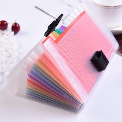 Портативная папка для файлов A6 Rainbow, расширение, кошелек, квитанция, органайзер для сортировки файлов, офисная сумка для хранения, папки для хранения продуктов