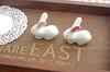 Tableware East Chopstick Cute Rabbit with White and Pink Set of 4 Rests, Ears,