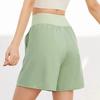 Женские спортивные шорты с высокой талией, свободные, дышащие, быстросохнущие, для фитнеса