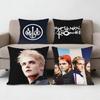 MCR MMy CChemical RRomance Band Pillow Case Sofa Living Room Bedroom Headboard Backrest Cushion Square Cushion Nap Time