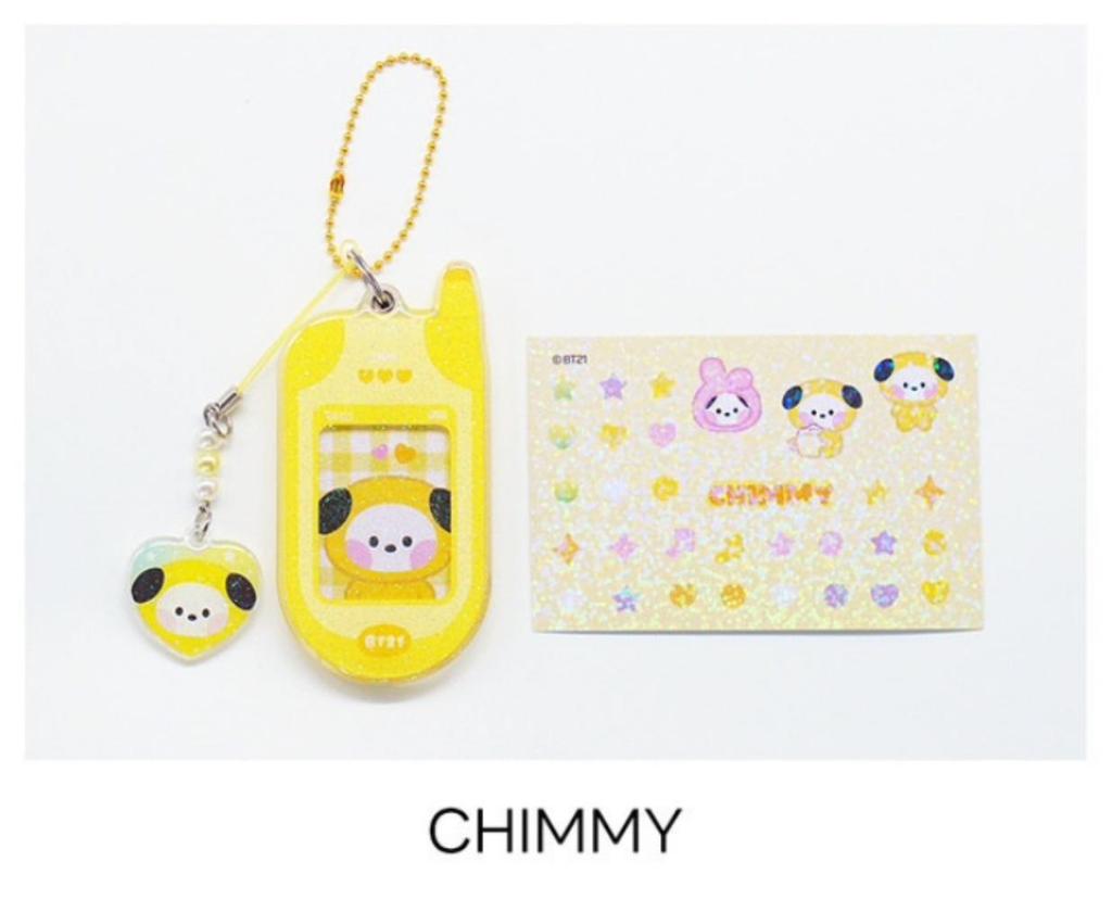 Брелок для телефона в стиле ретро BT21 Minini