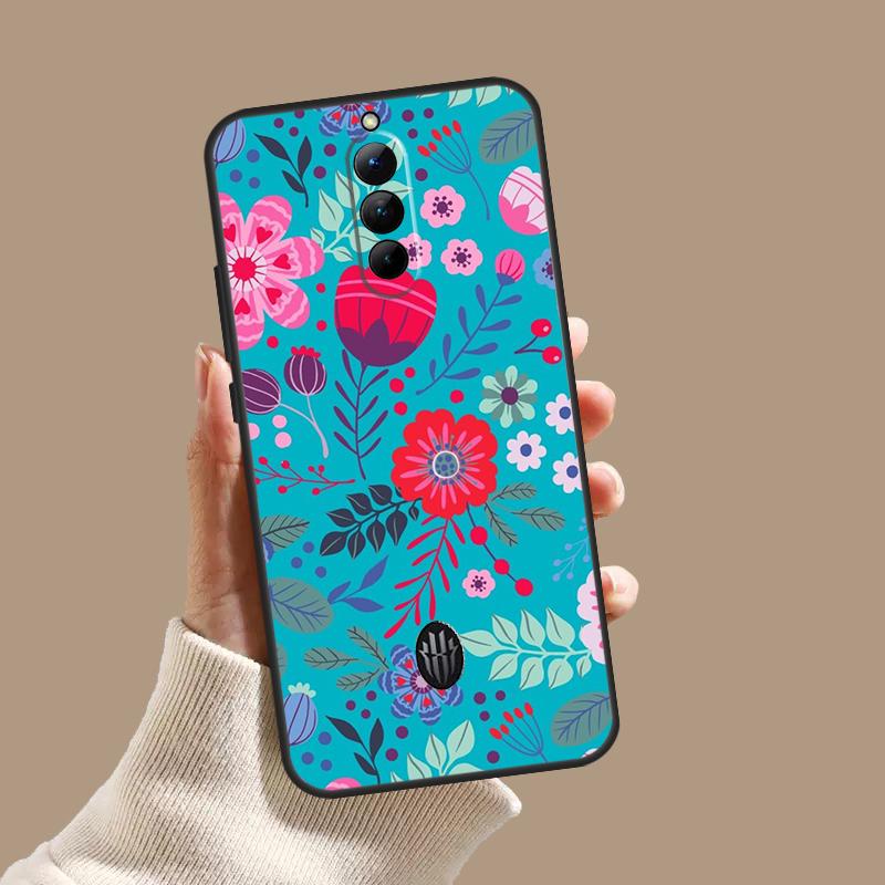 Чехол Floral Charm Secret Garden для ZTE Nubia Red Magic 10 10S 9S 8S 8 9 11 Pro Plus 6 7 6S 7S Pro 5G 6R 10 Air
