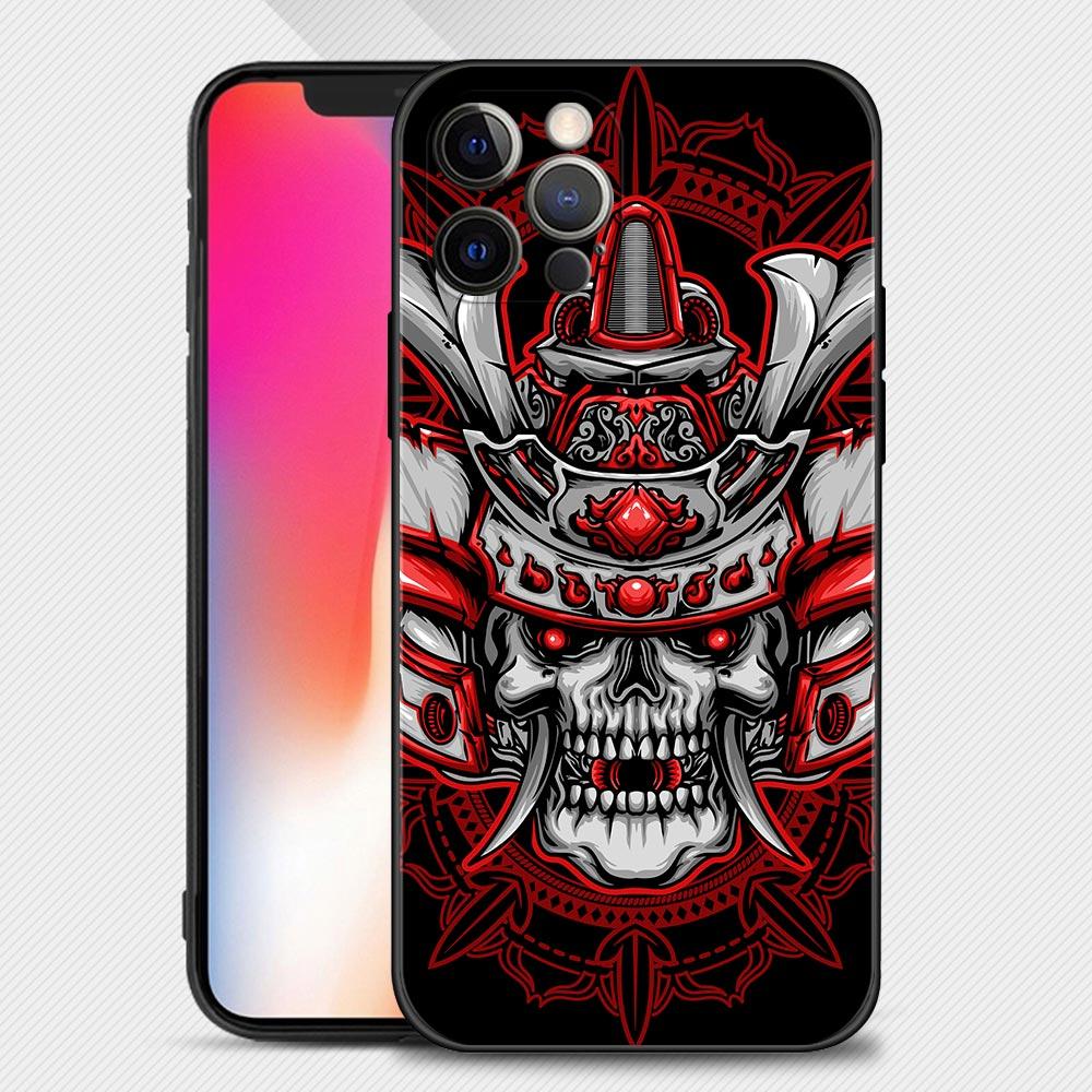 Чехол с маской самурая японского самурая для Apple iPhone 14 13 12 11 Pro Max Mini XS Max XR X 7 8 6 6S Plus, чехол для телефона