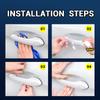 GLC GLB 4/8PC Transparent Car Door Handle Cup Protector Film Anti Scratch Sticker For Mercedes Benz AMG W108 W203 W204 W210 W21