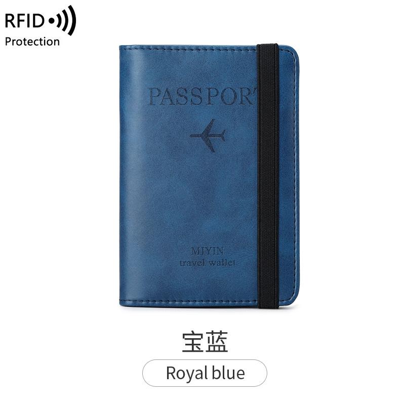 Сумка для паспорта Женская новая с эластичной лентой обложка для карты вакцинации Сумка для документов Многофункциональный дорожный чехол для паспорта