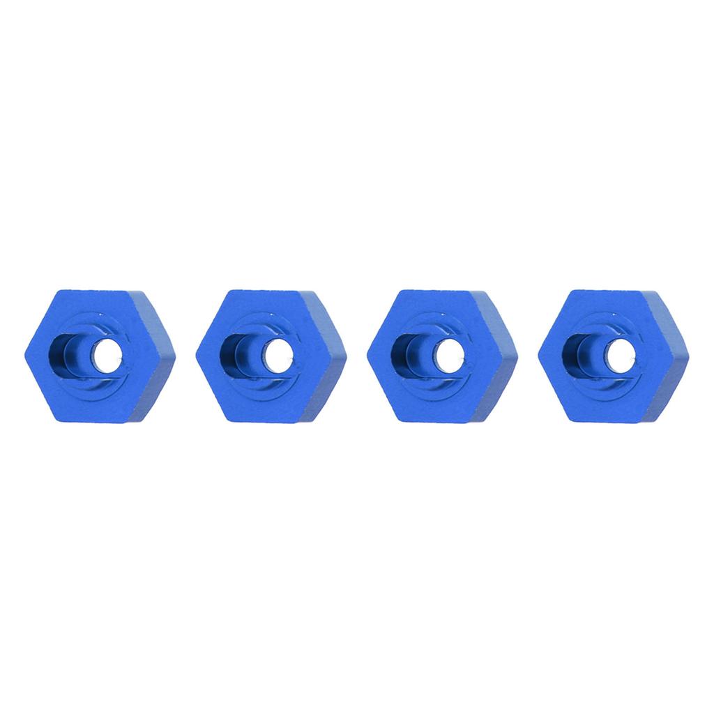 4PCS Wheel Hex Hub Adapter Aluminum Alloy Wheel Hex Coupler for LaTrax Teton 1Celsius18 RC Truck