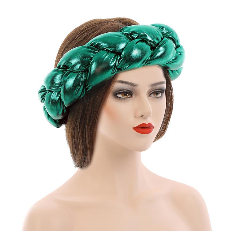 Модные косички, повязки на голову для женщин, эластичные резинки для волос ярких цветов, женские тюрбаны, женские головные уборы, аксессуары, повязка, бандана