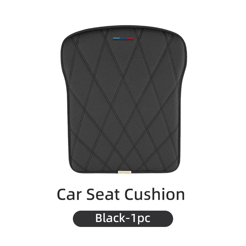 LMHKH1 2026 Car Sticker Leather Car Seat Cover Car Front Seat Cushion Anti Slip Auto Chair Protector Cover For BMW E46 E90 E60 F30 F10