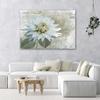Canvas print, White vintage flower