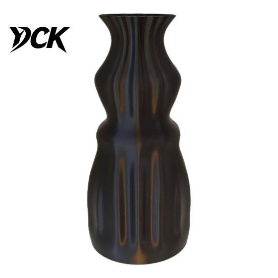 Artistic Vase with Flowing Light 3D Printed Flower Vase, Modern Decorative Minimalist Container, Home Accent Piece Floral Arrangement Holder