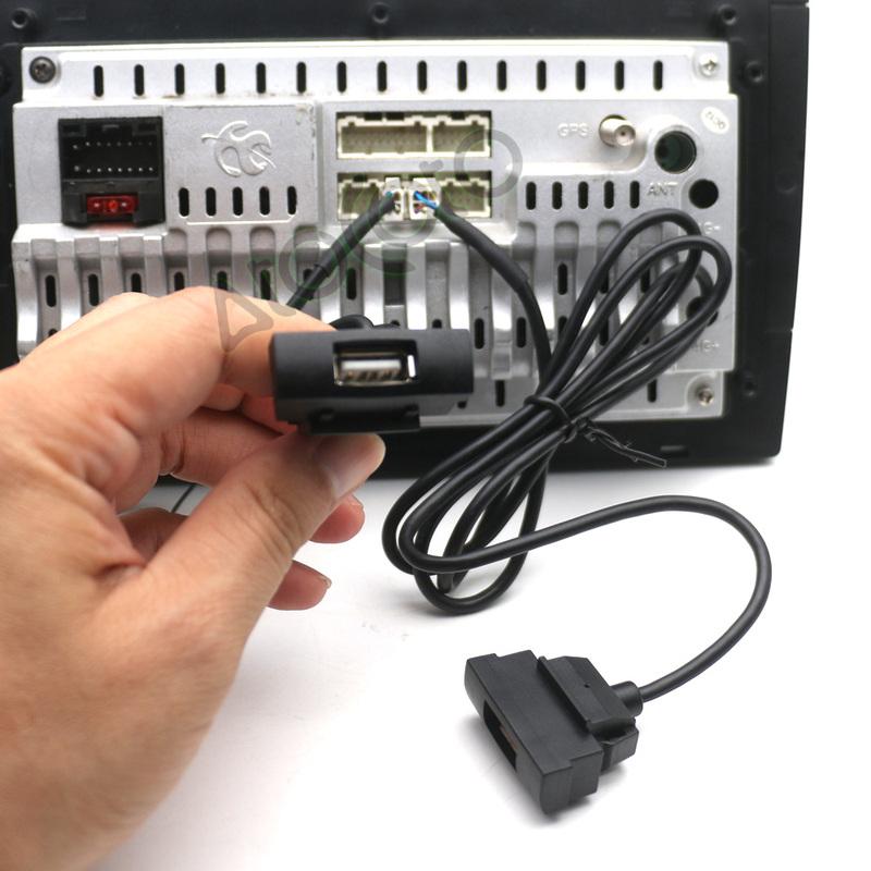 Автомобильный Радиоприемник RCD510 RNS315 USB Разъем Мама Папа 6 4-контактный IP-BUS Разъем Кабель-Адаптер Переключатель Багажника Кнопка Открытия Багажника для Skoda Octavia Android Навигации