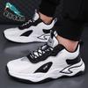 Men's Shoes Sneakers 2025 Spring and Summer New Fly-woven Couple Shock-absorbing Running Shoes Mesh Breathable Soft-soled Running Shoes