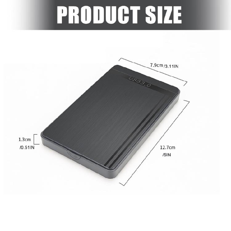 Тонкий портативный кейс для жесткого диска, интерфейсы USB 3.0, поддержка 2.5" SSD и механических дисков, ударопрочный корпус