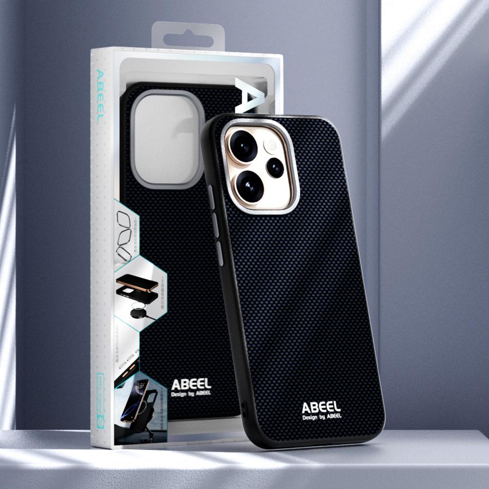 ABEEL For Oppo Reno15 Pro Max 5G (Global)/Reno15 Pro 5G (China) Magnetic Case Printed PC TPU Aluminum Alloy Leather Phone Cover