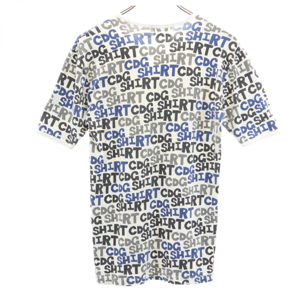 COMME des GARCONS SHIRT Футболка с коротким рукавом S Белый система Мужская Б/у